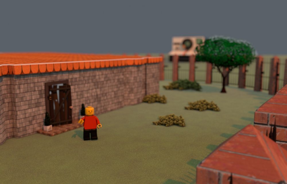 Lego Mans Garden 3D Model