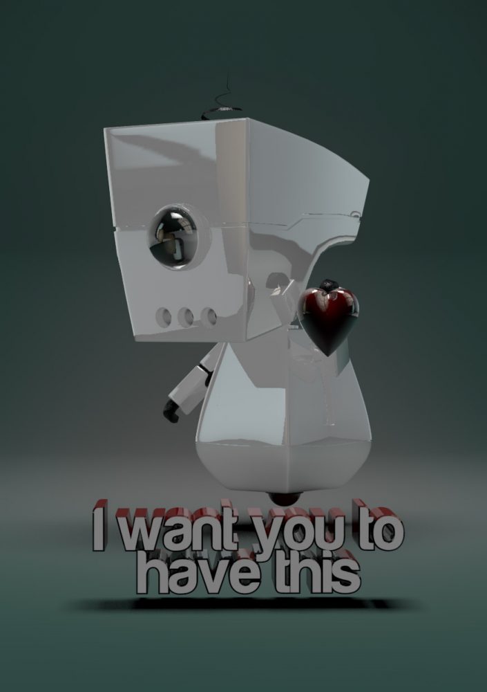 Love Robot 3D Model